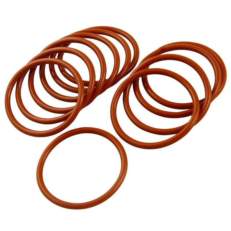 

10 PCS Industrial Silicone O Ring Seal Gasket 43mm x 50mm x 3.5mm
