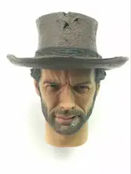 Изготовленные на заказ 1/6 весы Клинт Eastwood хорошая голова Лепка для горячих игрушек тела головной убор HW/шеи