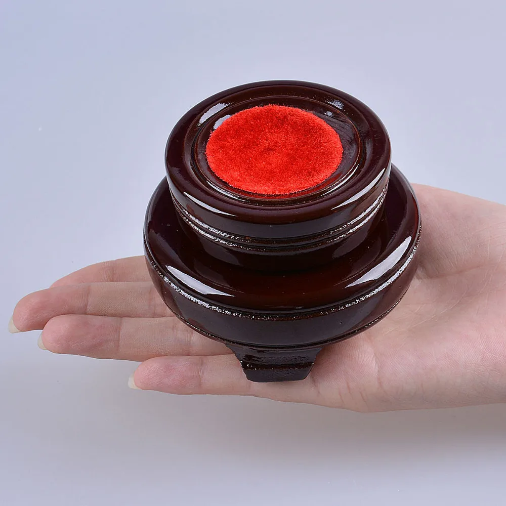 

Hot!Hot!!Wood Display Stand For 90-110MM Crystal Ball Sphere Globe Stone Holder Polished