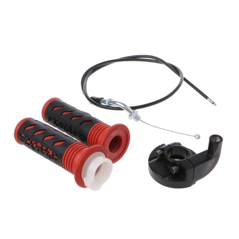 

Twist Throttle Accelerator Grip + Cable For 47cc 49cc Mini Dirt Bike Quad Pocket