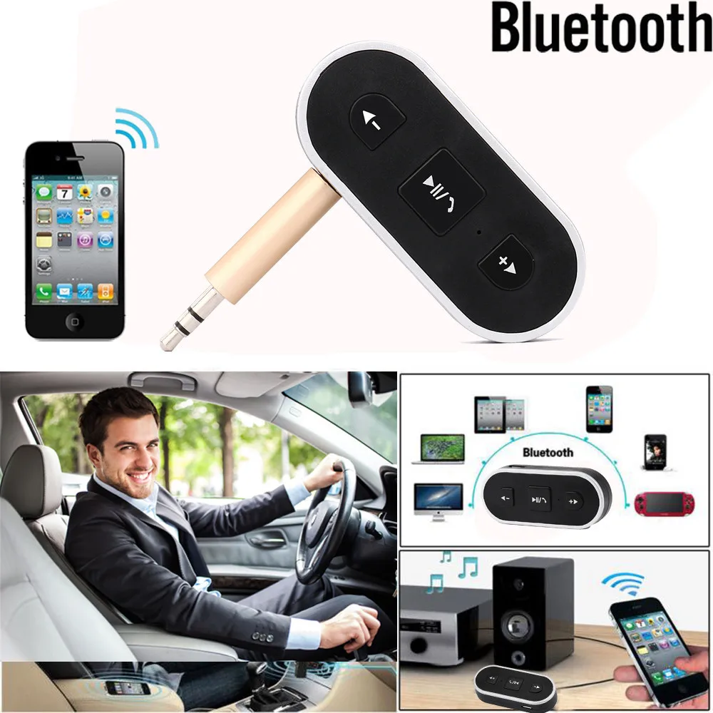 

Wireless Bluetooth Receiver Transmitter Adapter 3.5mm For Car Music Audio Aux For Headphone Reciever Handsfree #YL1