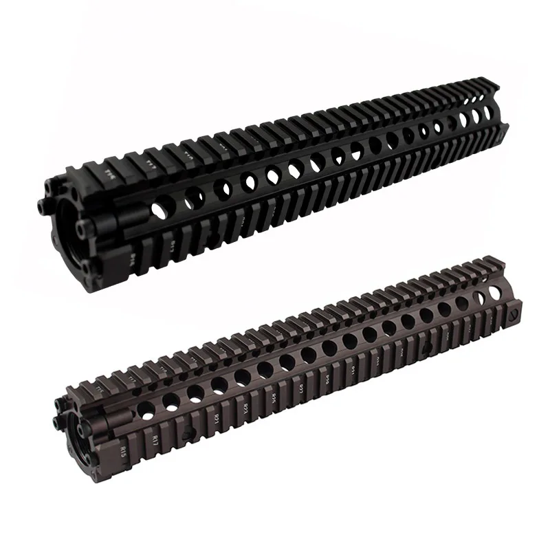 الصيد اكسسوارات الألومنيوم الانشطار 12.7 بوصة picatinny السكك الحديدية MK نمط handguard السكك الحديدية ل الادسنس AEG M4/M16