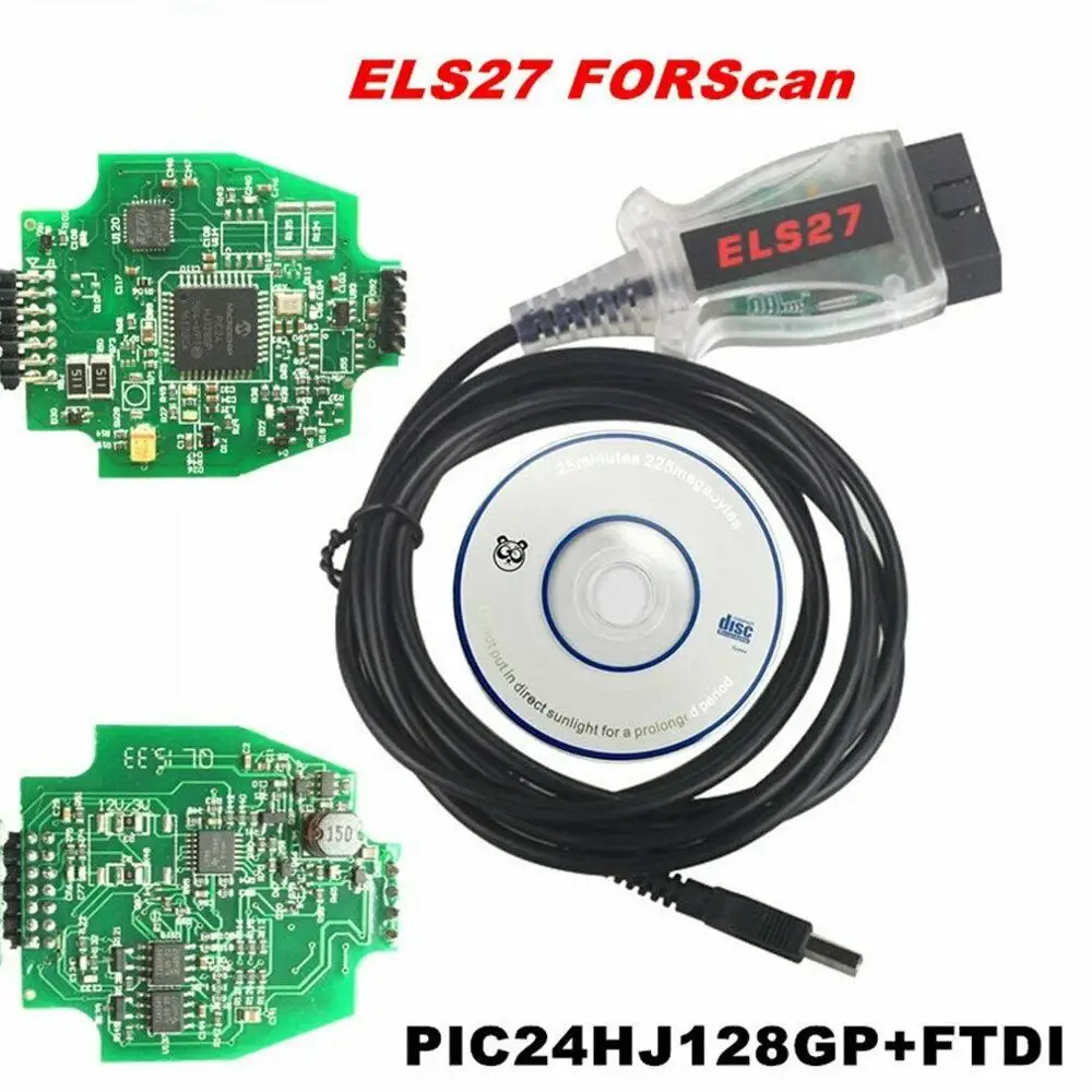 

For Mazda/Lincoln/Mercury Designed V2.3.8 ELS27 FORScan PIC24HJ128GP+FTDI Microchip Better Than ELM327&J2534 Professional ELS 27