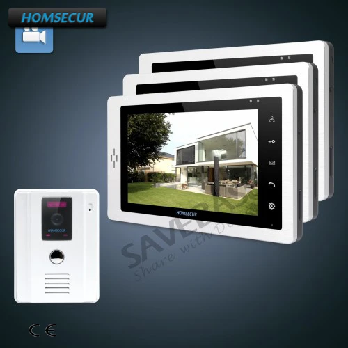 

HOMSECUR 7" Hands-free Video Door Phone Intercom System with Outdoor Monitoring 1C1M