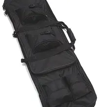 4" двойной тактический винтовка Снайпер чехол сумка для ружья BK