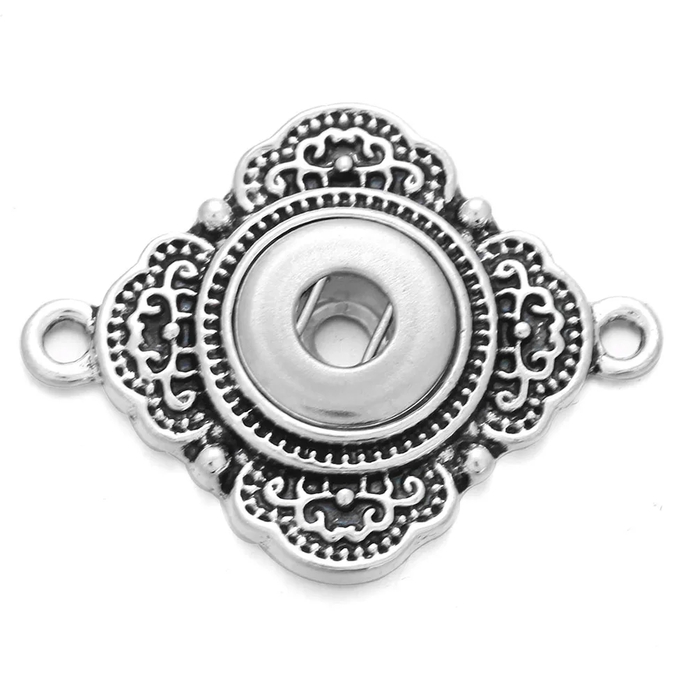 

10pcs/lot Snaps Jewelry Metal Antique 12MM Snap Button Jewelry Accessories To Make Handmade Snap Bracelets & Bangles