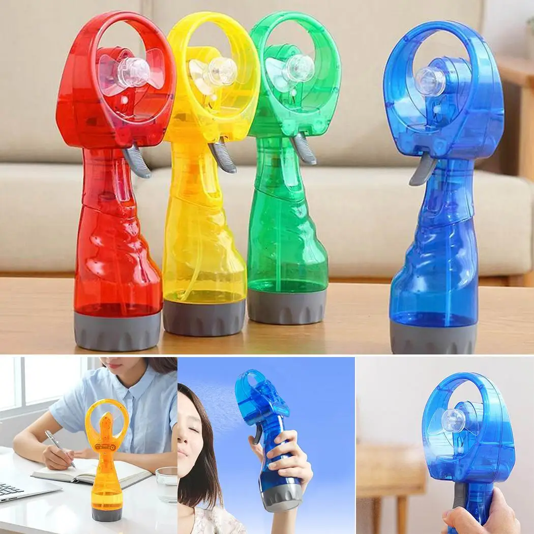

Fashion Hand Held for Travel Misting Spray Beach Summer Portable Random Fan Water Cooling