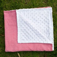 Рождественский подарок высокое качество seersuck одеяло младенческой обертывания minky одеяло для новорожденного пеленания очень мягкие постельные принадлежности Товары для малышей