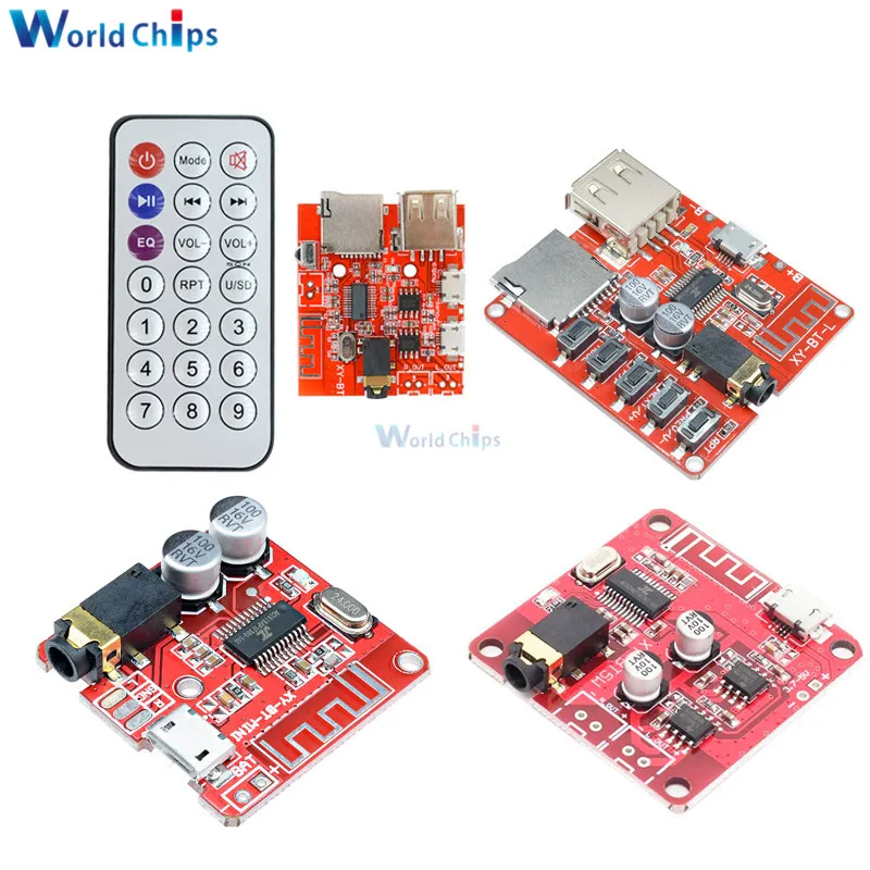 

Mini Wireless Bluetooth 4.1 4.2 5.0 MP3 Audio Receiver Board Stereo Music mp3 Lossless Decoder Car Speaker Power amplifier Board