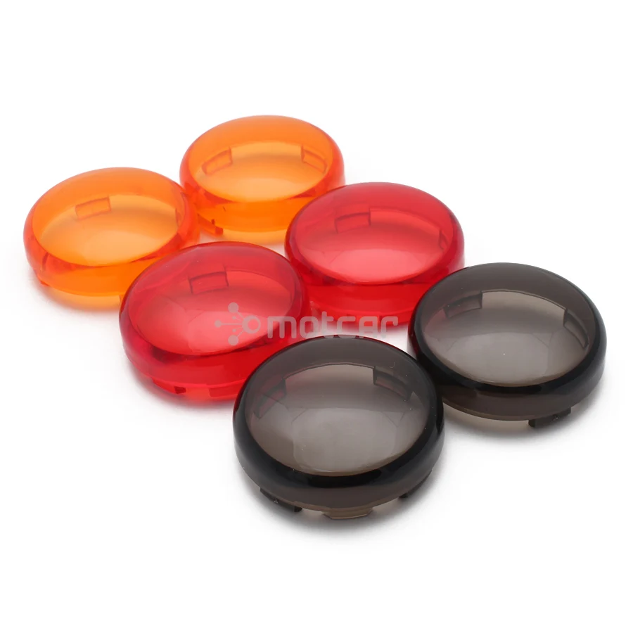 Motorbike Turn Signal Light Indicator Lens Cover Protector For Harley Sportster 883 1200 Touring Road King Dyna Heritage Softail |