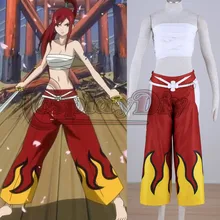 Hot Anime Fairy Tail Elza Scarlet Cosplay para Las Mujeres Carnaval de Halloween Cosplay D0408