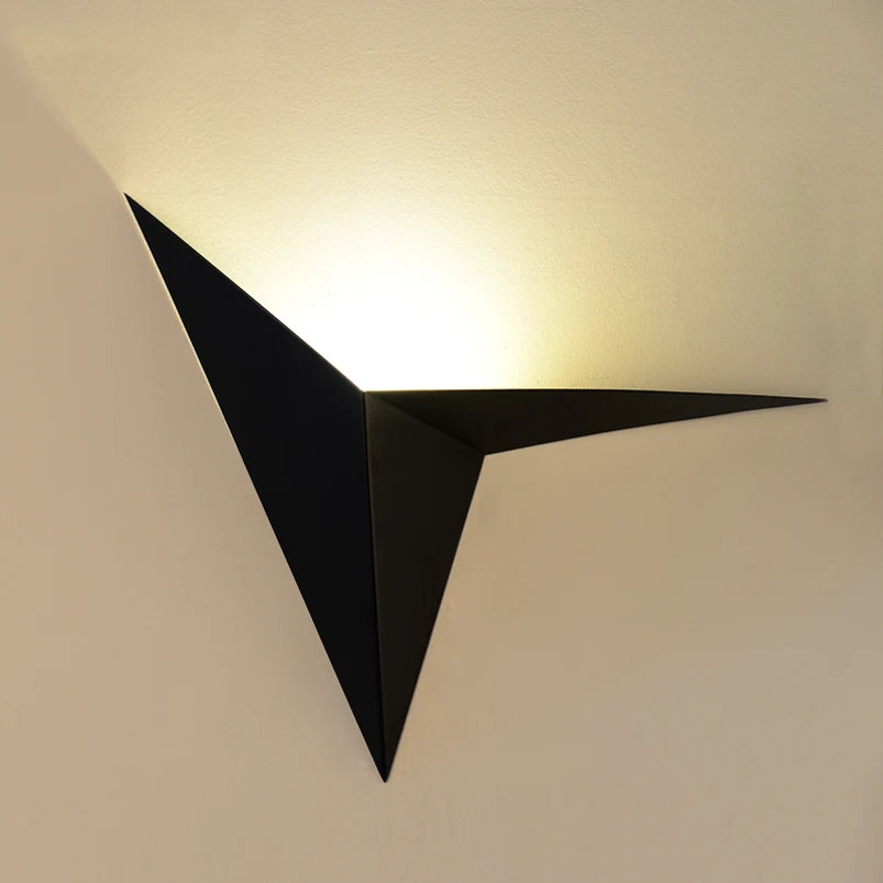 Creative triangle wall lamp 85265V 3W led wall light hotel restaurant cafe porch bedroom aisle