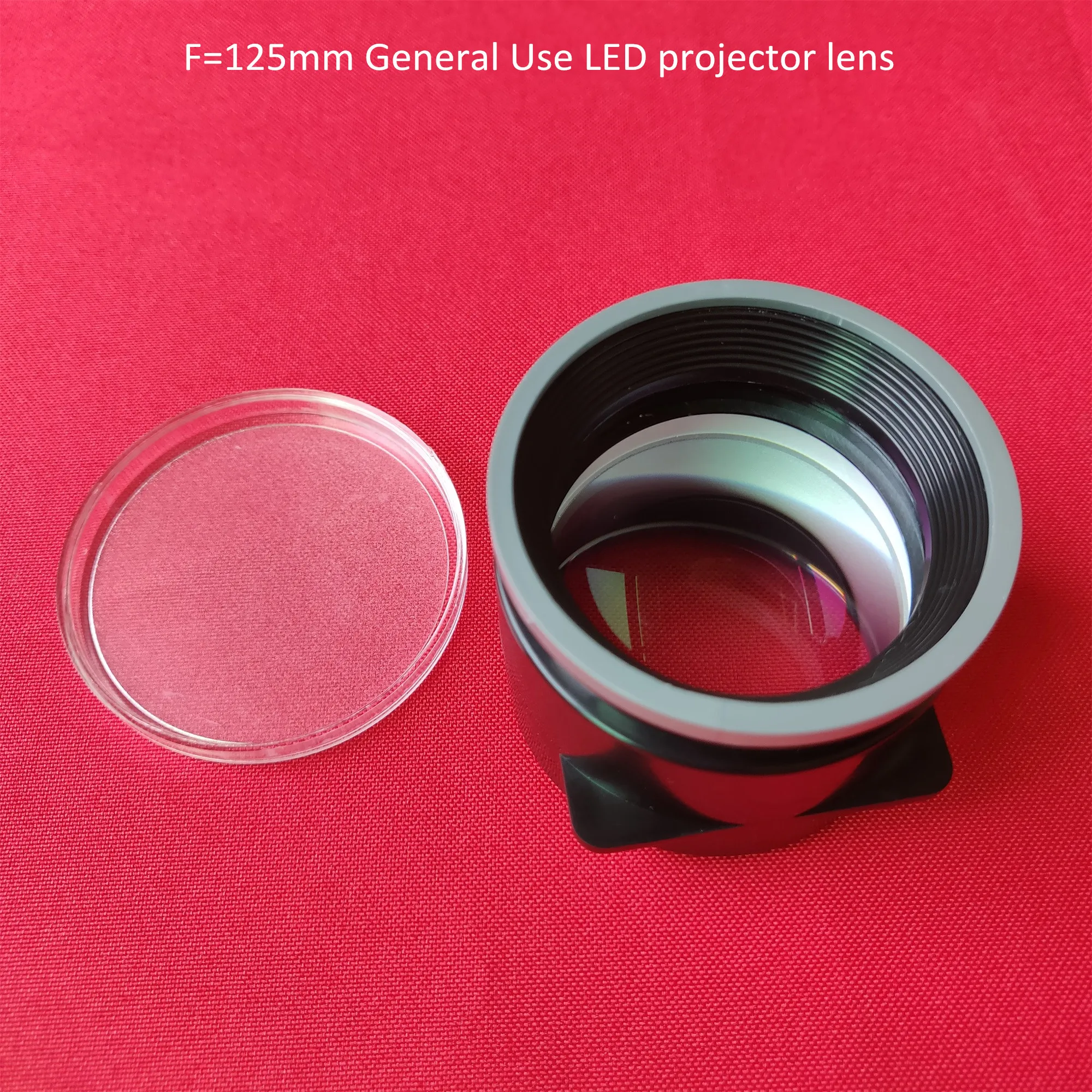 جهاز عرض صغير العام استخدام عدسة جهاز عرض (بروجكتور) ليد DIY F125mm البؤري ل rigal الإسقاط lcd 4 بوصة 5.8 بوصة