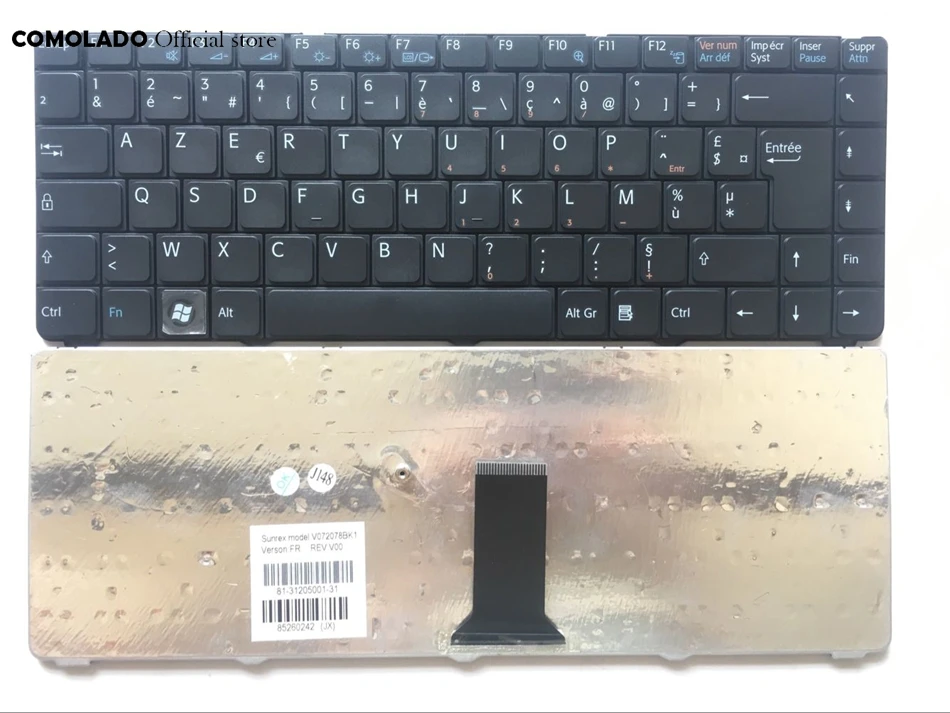 FR Французская клавиатура для SONY VAIO VGN-NR385ew VGN-NS VGN NS NR белая и Черная Клавиатура