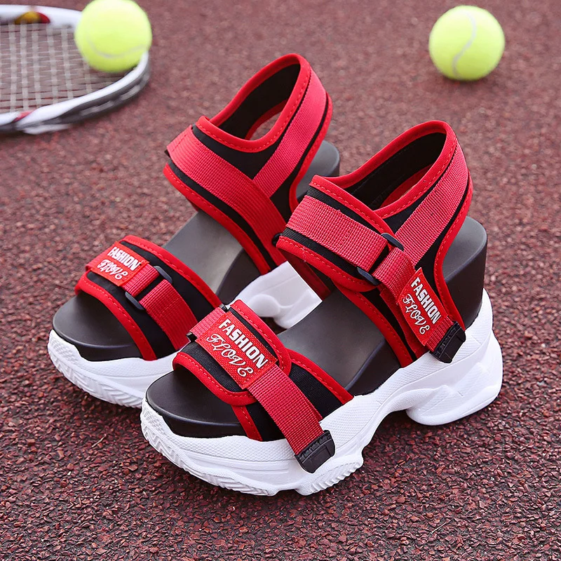Brand Sandals Women Shoes New 2019 Summer Super High Heels Ladies Casual Shoes Wedges Chunky Sandals Platform Gladiator Buckle Brand Sandals Women Shoes New 2019 Summer Super High Heels Ladies Casual Shoes Wedges Chunky Sandals Platform Gladiator Buckle