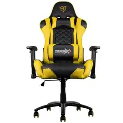 Стул геймер Pro Thunderx3 Tgc12by цвет черный/желтый до сиденья кресло подставки для сидений мотоциклов регулируемые ручки Piel отделка база