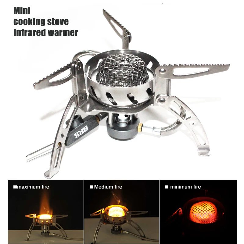 BRS Windproof Camping Gas Stove Outdoor picnic infrared stove Folding