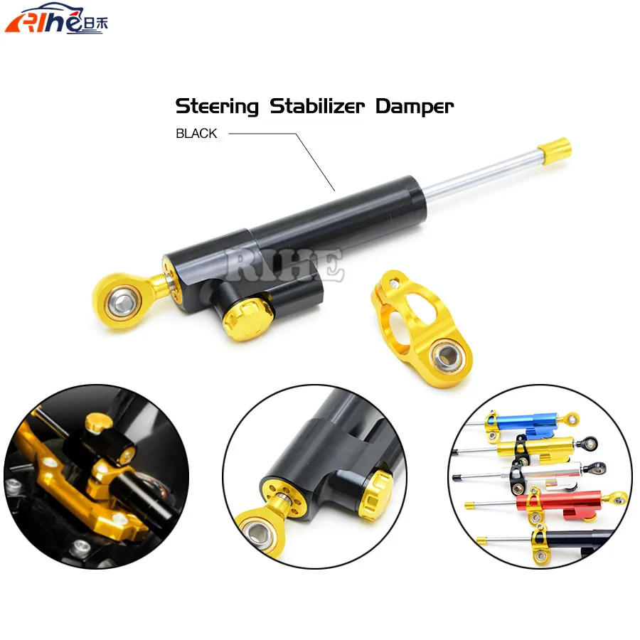 

Steering Damper Universal Motorcycle CNC Stabilizer Linear Reversed Safety Control for Yamaha yzf r3 r25 r1 r125 r6 r25 honda
