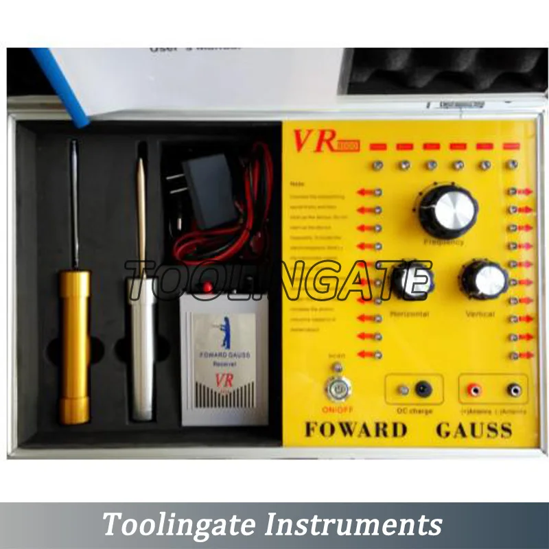 Цифровой VR8000 вперед GAUSS подземный металлоискатель длинный диапазон Шахта золотистый, серебристый, цвета алмаза Охотник