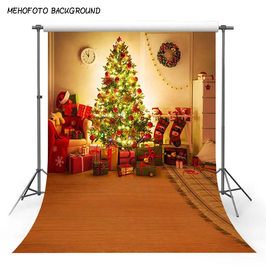 

MEHOFOTO Christmas Photography Backdrops Photo Studio Props 5X7FT Children Photo Background Vinyl ST-719