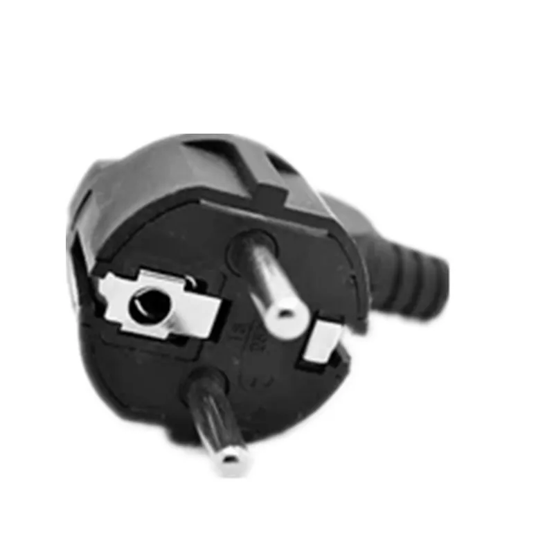 

Eu AC Power Adapter Socket 16A 250V Connector Cable Electrical Plug White Black Male Converter Adaptor Detachable Plug