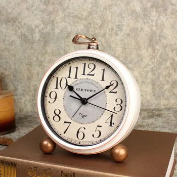 

Silent Vintage Retro Alarm Clock Watch Mechanism Old Desk Quartz Travel Alarm Clock Pow Patrol Office Home Decoration Bedroom 12