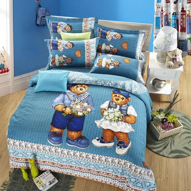 western bedding sets for kids cheap cute teddy bear kids cartoon bedding set queen size children bed sheets quilt duvet cover cotton western bedding sets for kids cheap cute teddy bear kids cartoon bedding set queen size children bed sheets quilt duvet cover cotton