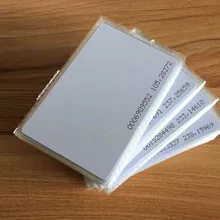 50 шт./лот) 125 кГц EM4100 чип RFID новая ID-карта с 64 бита памяти только для чтения