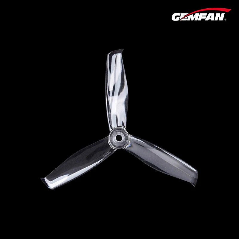 Gemfan 5055 Hulkie Series 3 Blade Props Clear (new) - Inc