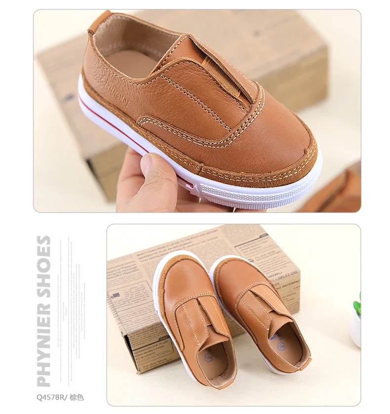 Phynier от 2 до 7 лет в британском стиле детская обувь Весна и осень модельная обувь в стиле ретро повседневная обувь
