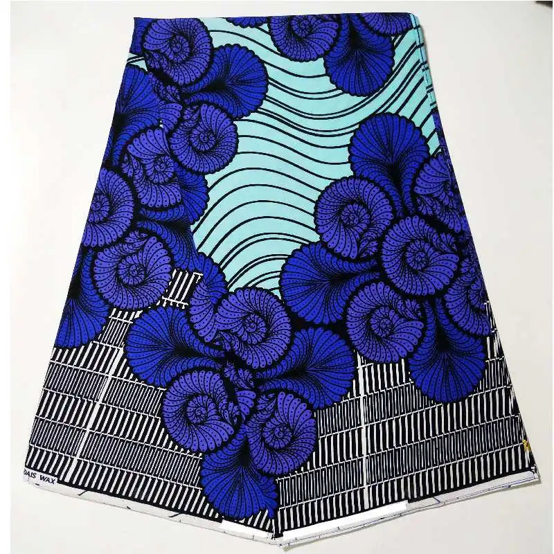 Большой Круг Дизайн Анкара настоящий воск принт Нигерия хлопок африканская вощеная ткань принтом высокое качество для женщин платье часть 2 - Цвет: regular super