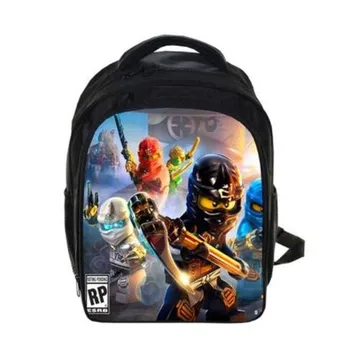 

Kids Cartoon Movie Backpack Lego For Boys Girls Backpacks Lego Ninjago Pattern School Bag Kids Daily Backpacks Best Gift Bag
