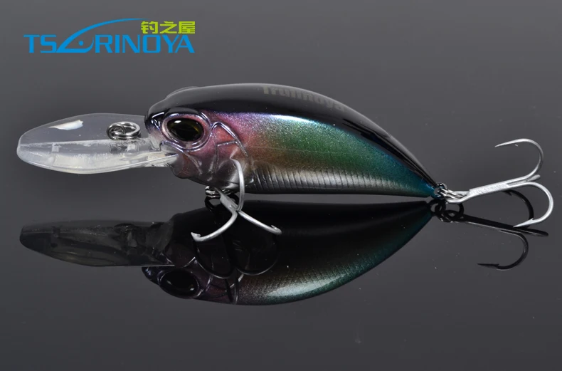 Trulinoya сумашедшая Рыбалка приманки 60mm 16g тяжелый Crankbait вода глубина жесткая искусственная приманка наживка Тройной крюк воблер