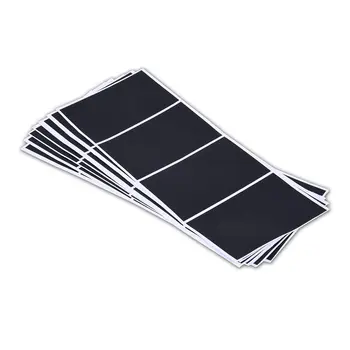 

Vinyl Blackboard Sticker Label for Kitchen Canisters Cute Wall Sticker Rectangles Set of 24 Pieces B11