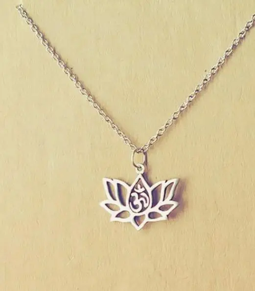 12 шт. Om Lotus ожерелье для йоги|Подвески| |