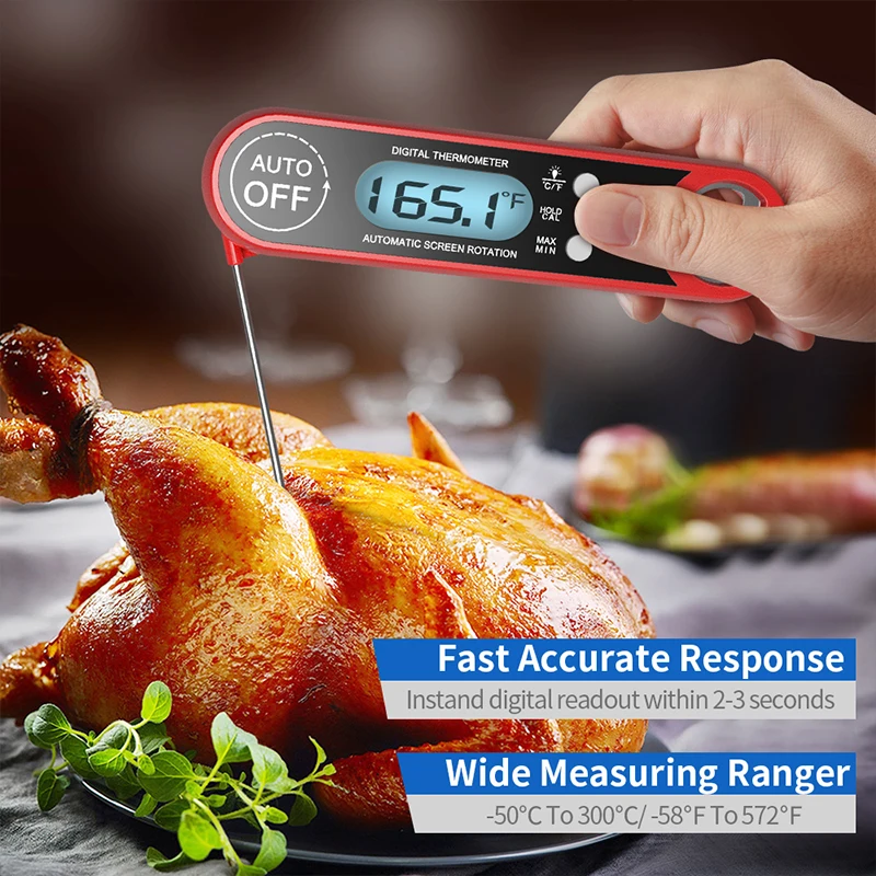 Умный домашний термометр, водонепроницаемый цифровой Кухонный Термометр для еды, датчик температуры, датчик для приготовления мяса, инструмент для открывания бутылок