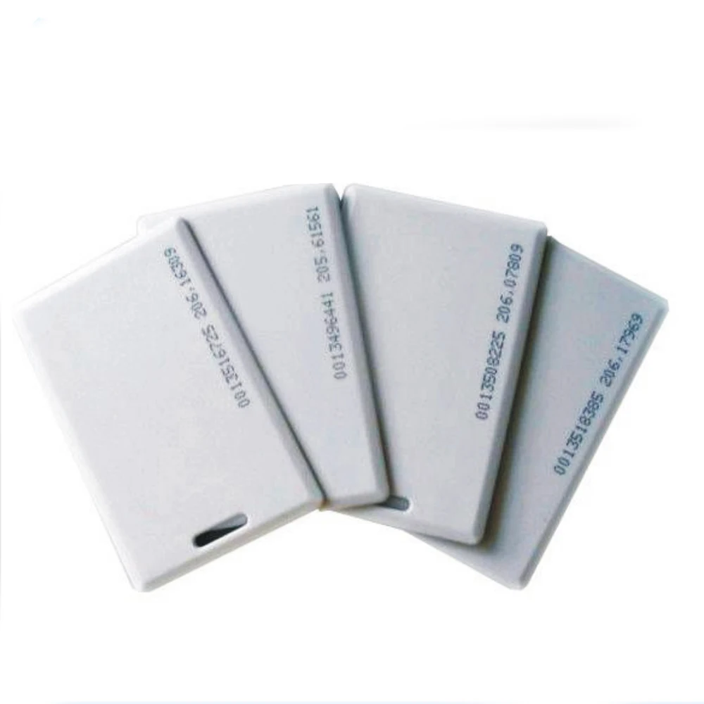 100 шт./кор. rfid карта TK4100 толстая идентификационная EM подходящая для контроля