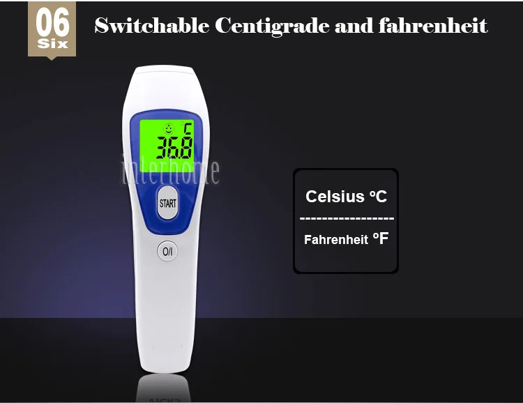 Детский термометр, цифровой инфракрасный ЖК-дисплей, детский лоб и ухо, Бесконтактный, для взрослых, измерение температуры тела, Termometro
