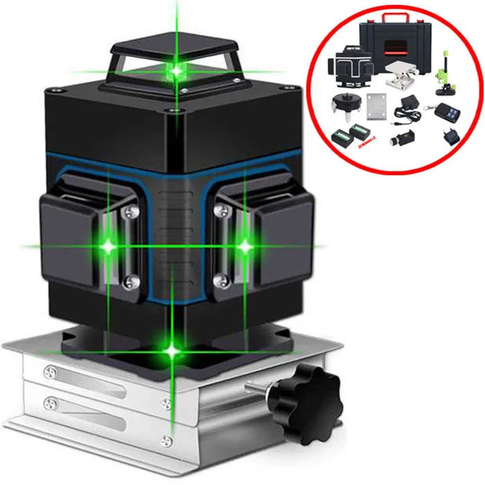 Лазерный уровень / нивелир hilda 4d (16 линий, зеленый луч). Лазерный уровень status st-1600. Лазерный нивелир 4d 16 линий acd. Laser level meter 3d 4d max. Лазерный нивелир 16 линий.