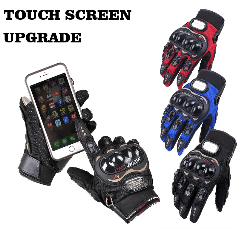 Touch Screen Motorcycle Gloves for Men Tactical Gloves Motorcycles ATV Gloves for Men Dirt Bikes Racing Gloves Hard Knuckles