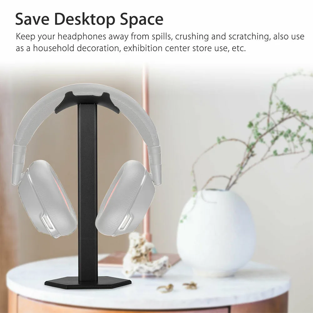 

Detachable Stable Home Universal Hanger Holder Aluminum Alloy Office Display Headphone Stand Support Non Slip Desktop