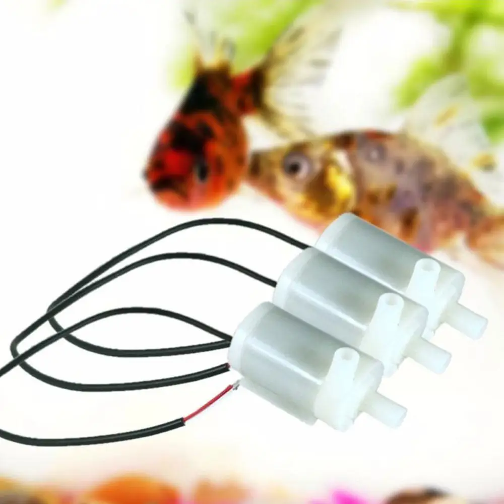 

Mini Water Pump Practical ABS Aquarium Micro Submersible Accessories White Creative Fish Tank Supplies Fountain Pool