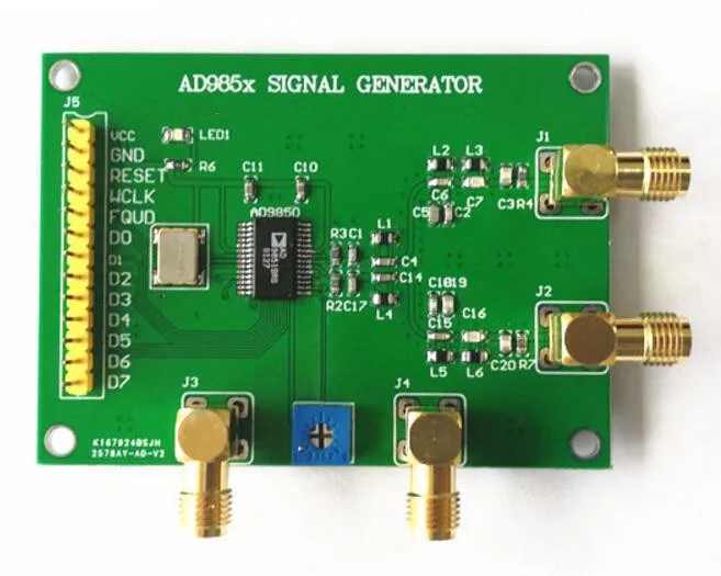 

DDS Module AD9851 AD9850 Development Board Signal Generator Frequency Synthesis Send Schematic Program