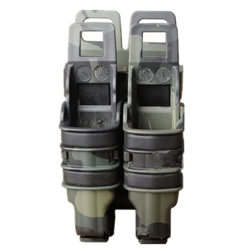 Tactical magazine pouch bag Transfer FAST Magazine Holster Set MultiCam Black polymer 2in1 (2)