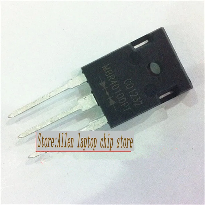 Pack Of 5 MBR40200PT ASEMI TO-247/3P Package Schottky Barrier Diode 40a 200v With Heat Sink For Electric Fan