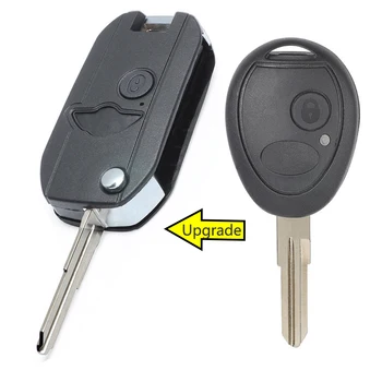 Keyforkess per Land Rover Discovery Sostituzione Origianl/Aggiornato Vibrazione Modificato Pieghevole Tasto Chiave A Distanza Dell'automobile 2 Borsette Caso Fob - KEYECU per Land Rover Discovery Sostituzione Origianl Aggiornato Vibrazione Modificato Pieghevole Tasto Chiave A Distanza