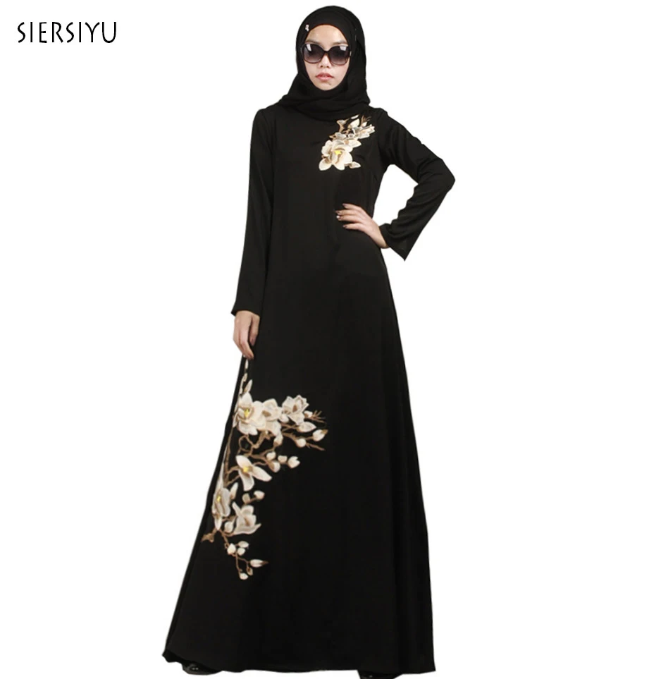 

Ramadan 2019 Fashion Muslim Abaya Islamic Clothing For Women Muslim Abaya Jilbab Dubai caftan Djellaba Print Dress Cotton abaya