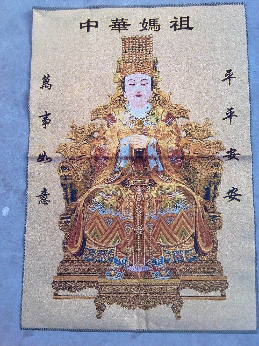 Brocade Home Decor Decoration china tibet unique silk embroidery tang card old brocade painting Brocade Home Decor Decoration china tibet unique silk embroidery tang card old brocade painting