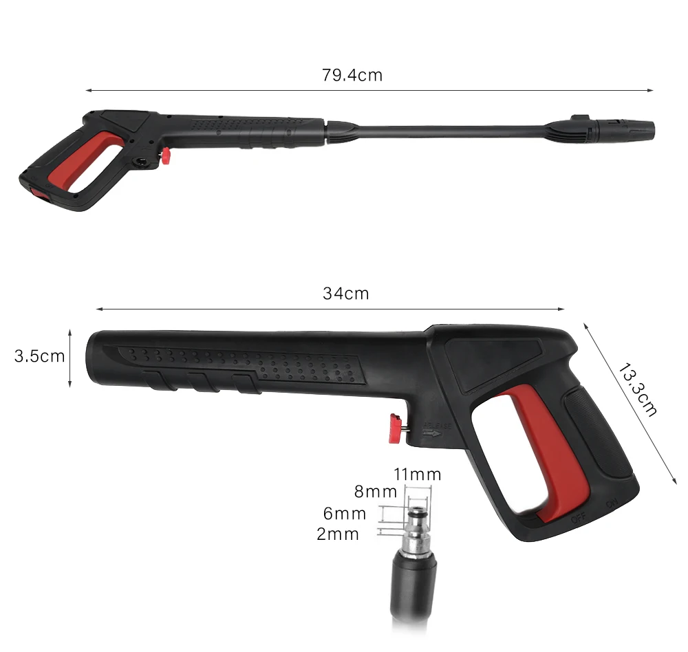 Распылитель высокого давления, водяной пистолет для мытья автомобиля, инструмент для AR/Decker/Bosche AQT, мойка для автомобиля, садовые чистящие инструменты