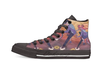 

Gekkan Akira Design breathable Casual High Top lace-up Canvas shoes sneakers For Drop shipping